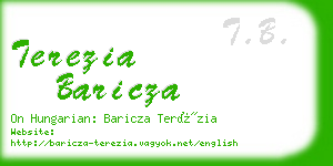 terezia baricza business card